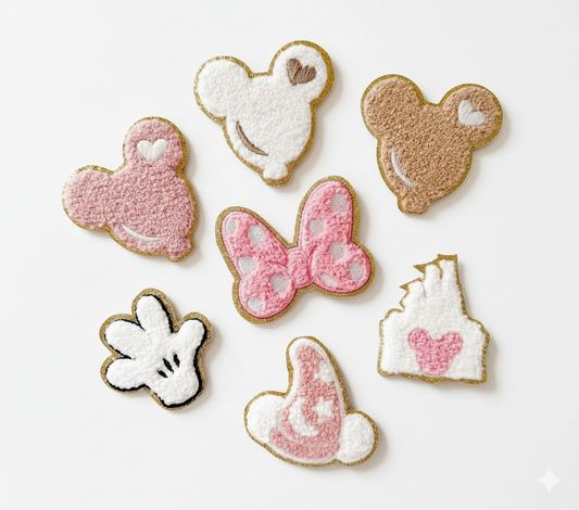 Adhesive Chenille Patches Packs of 6