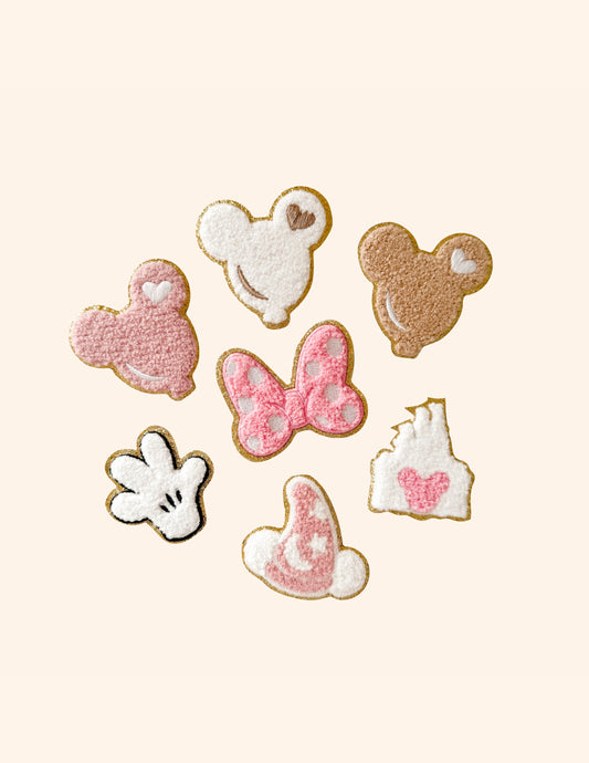 Adhesive Chenille Patches Packs of 6