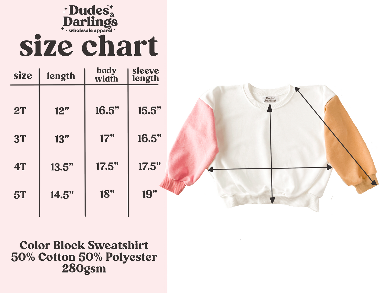 Blue Color Block Sweatshirt - 50% Cotton 50% Polyester