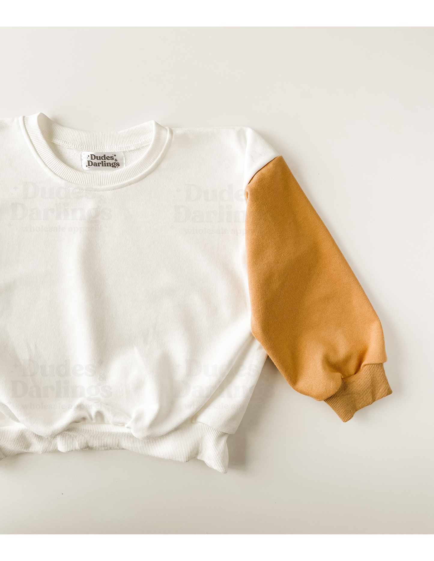 Pink Color Block Sweatshirt - 50% Cotton 50% Polyester